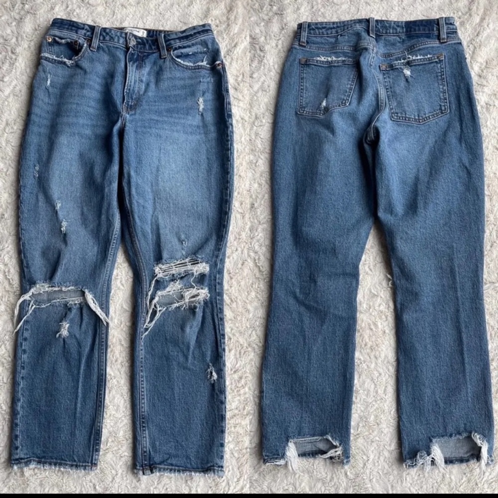 Abercrombie mom jeans